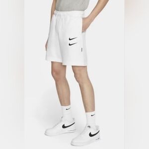 Nike Men's White Shorts Doble Swoosh Off-white Large
